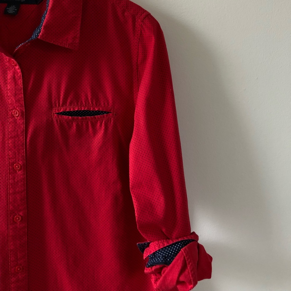 Tommy Hilfiger Polka Dot Button Down